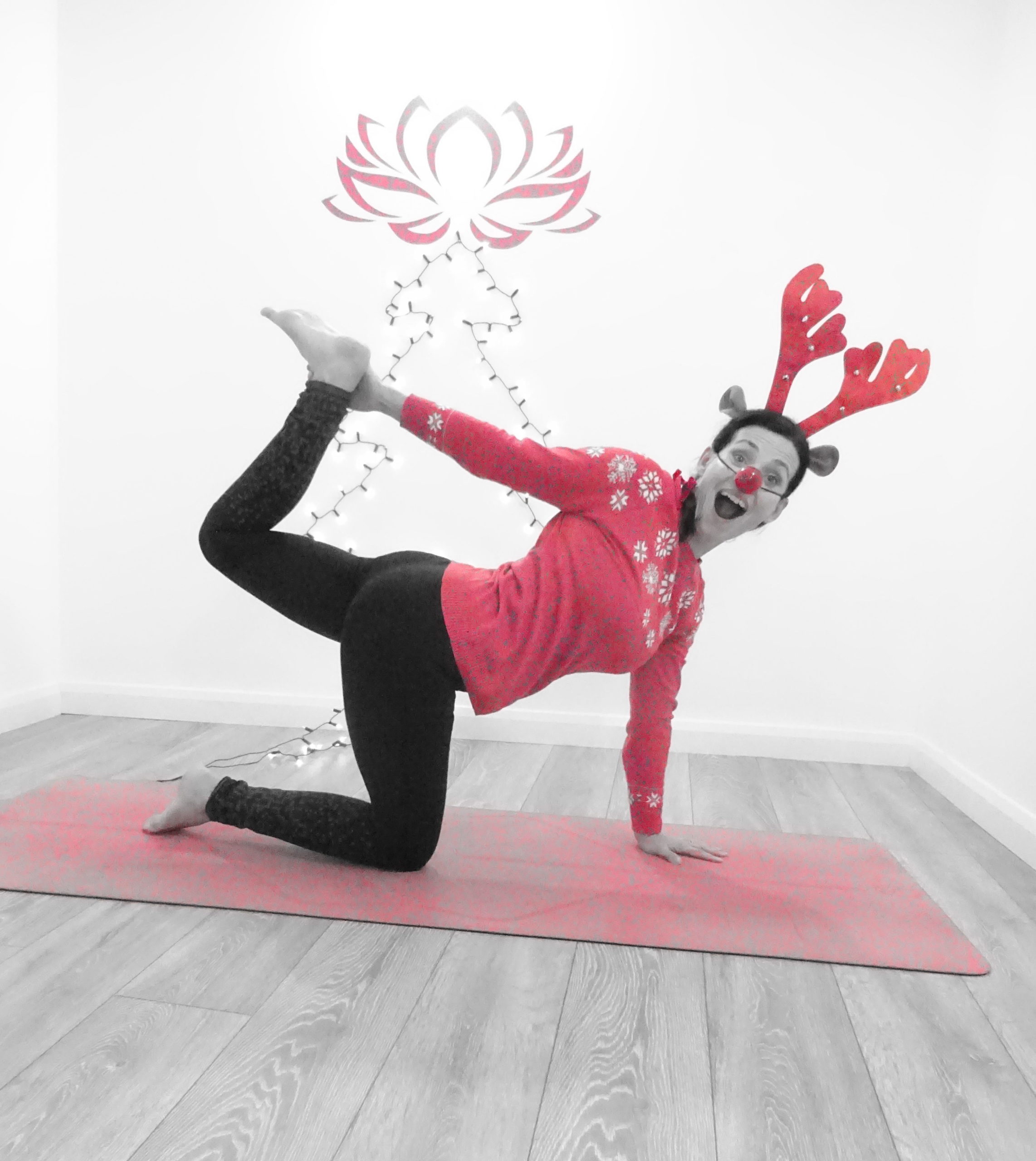 Rosieglo Yoga Advent Day 3 – Reindeer